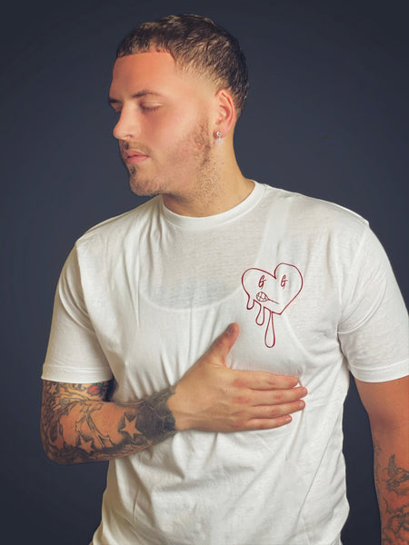 Heart Of A G (White And Red)