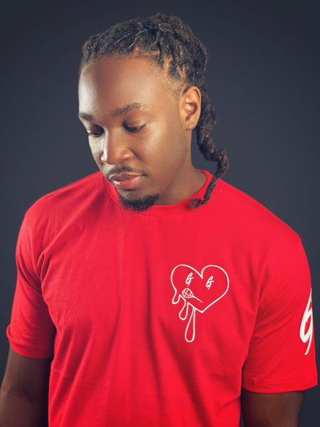 Heart Of A G (Red And White)