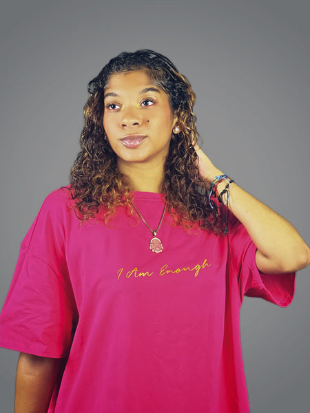 True Goddess Oversized Tee (It’s Ok Not To Be Perfect, I Am Enough)