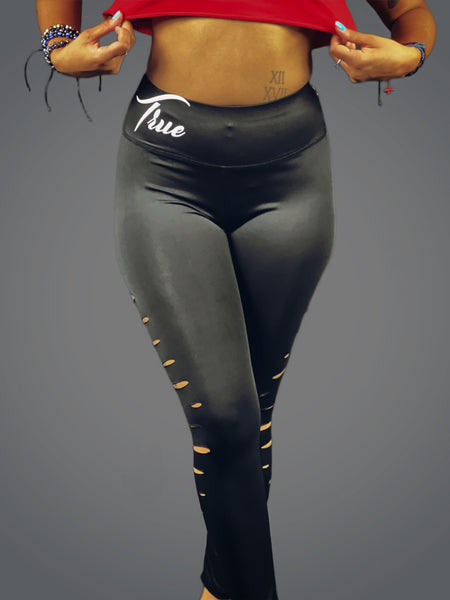 True Goddess Cut Out Leggings