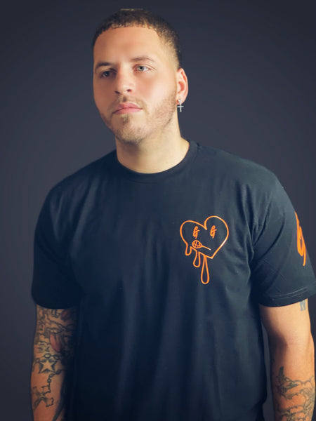 Heart Of A G (Orange and Black)