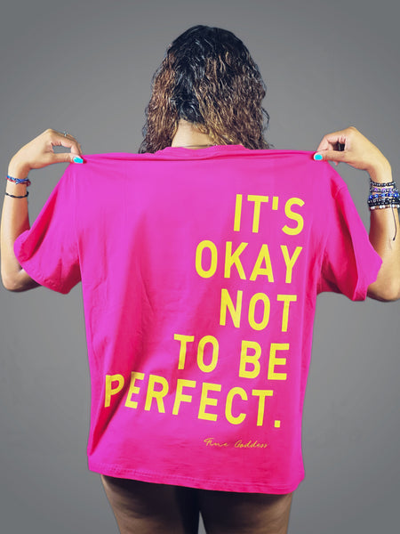 True Goddess Oversized Tee (It’s Ok Not To Be Perfect, I Am Enough)