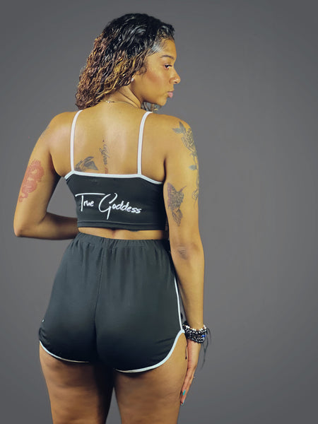True Goddess (Cami Top And Track Shorts Set)