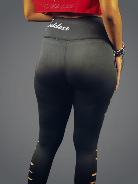 True Goddess Cut Out Leggings