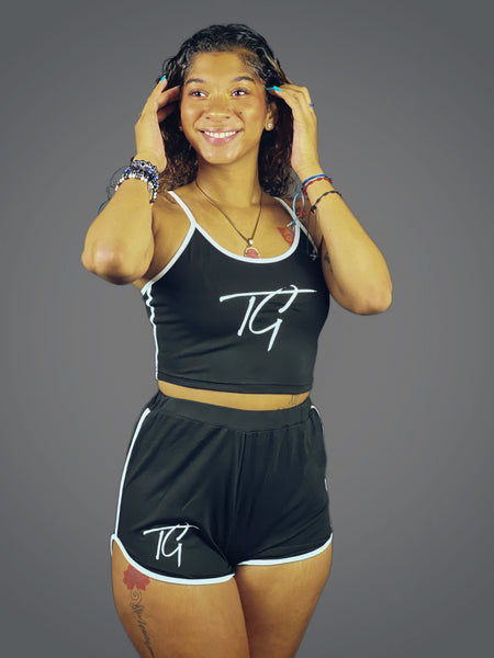 True Goddess (Cami Top And Track Shorts Set)