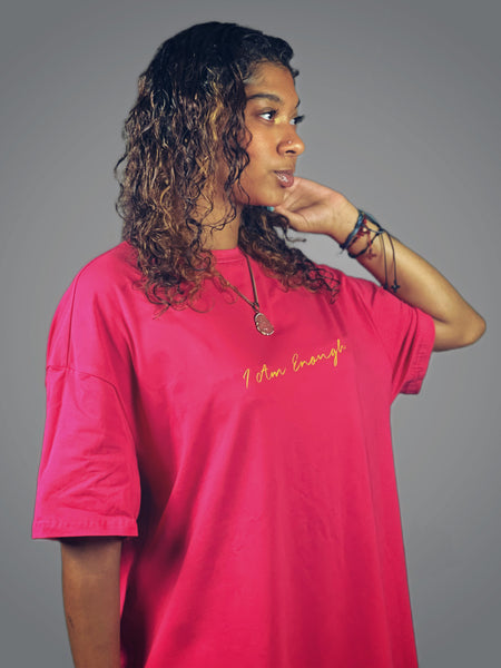 True Goddess Oversized Tee (It’s Ok Not To Be Perfect, I Am Enough)