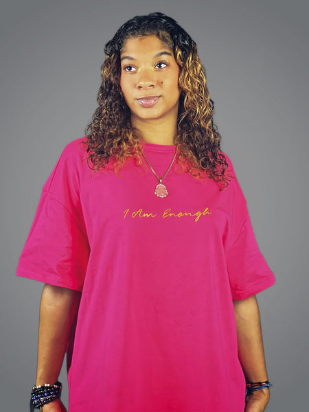 True Goddess Oversized Tee (It’s Ok Not To Be Perfect, I Am Enough)