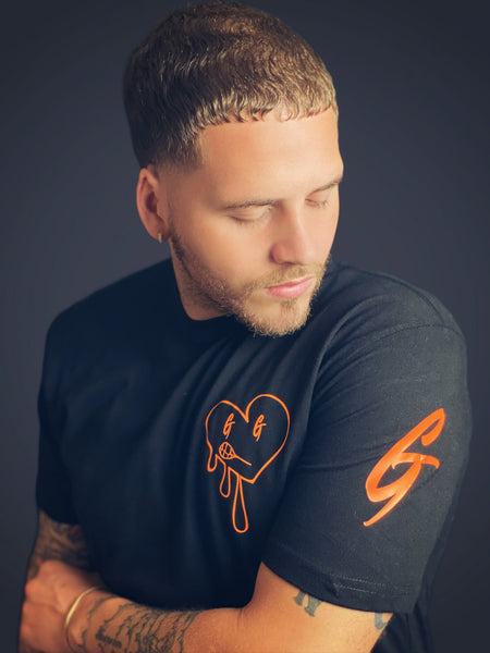 Heart Of A G (Orange and Black)