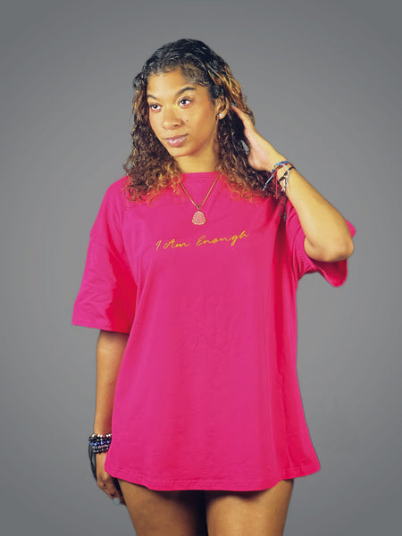 True Goddess Oversized Tee (It’s Ok Not To Be Perfect, I Am Enough)