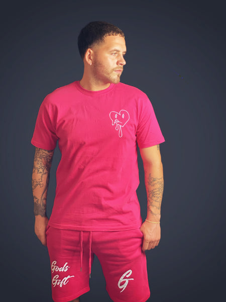 Heart Of A G (Pink and White)