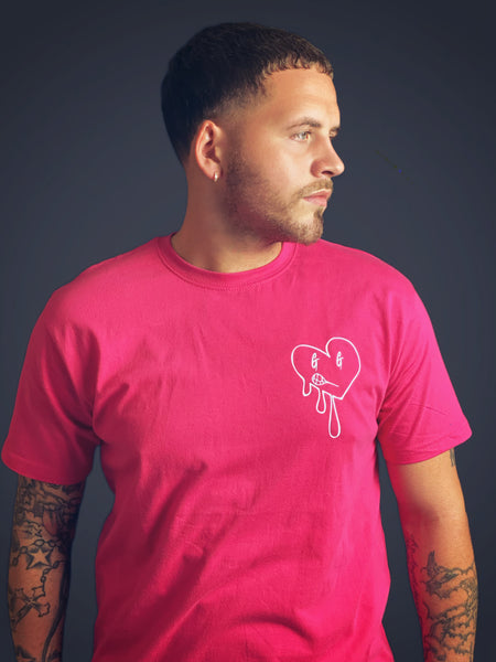 Heart Of A G (Pink and White)