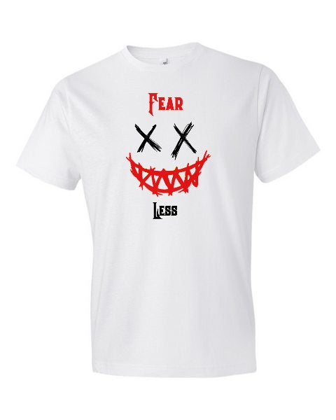 Fear Less (White, Black And Red)