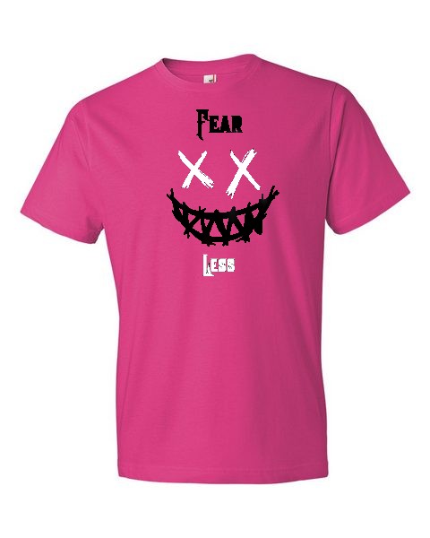 Fear Less (Hot Pink, White, and Black)