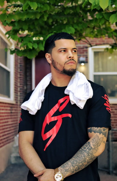 Gods Gift Tee (Black, And Red)