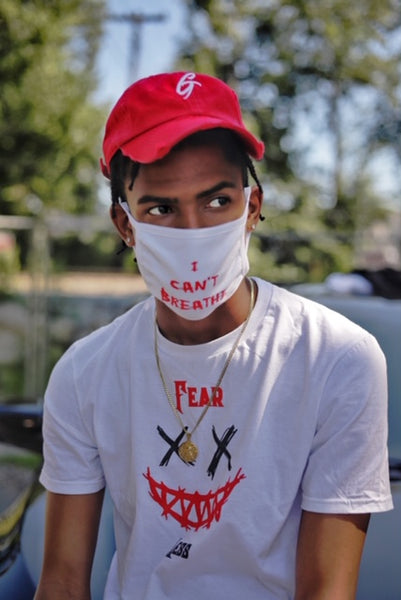 Fear Less (White, Black And Red)