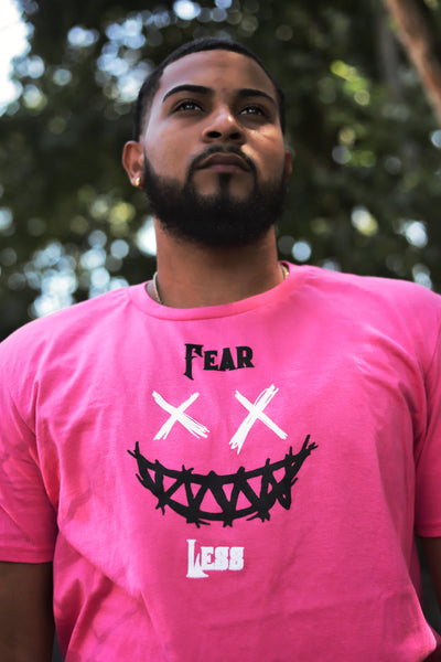 Fear Less (Hot Pink, White, and Black)