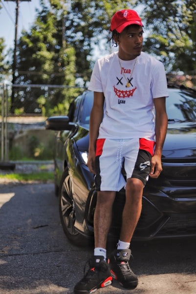 Fear Less (White, Black And Red)