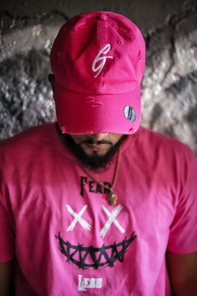 Fear Less (Hot Pink, White, and Black)