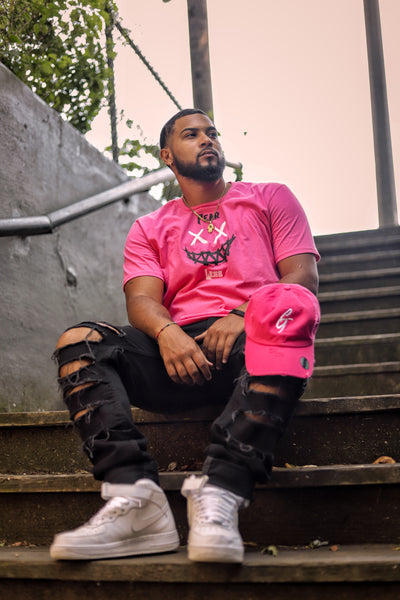 Fear Less (Hot Pink, White, and Black)