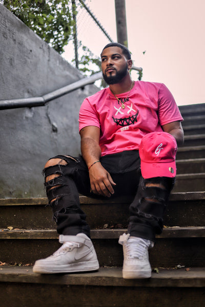Fear Less (Hot Pink, White, and Black)