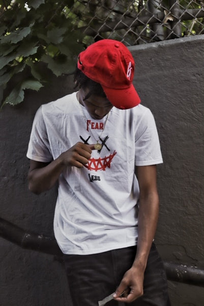Fear Less (White, Black And Red)