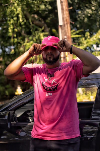 Fear Less (Hot Pink, White, and Black)