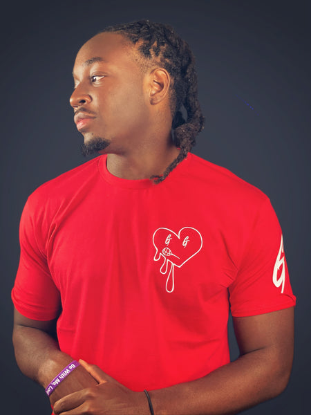 Heart Of A G (Red And White)