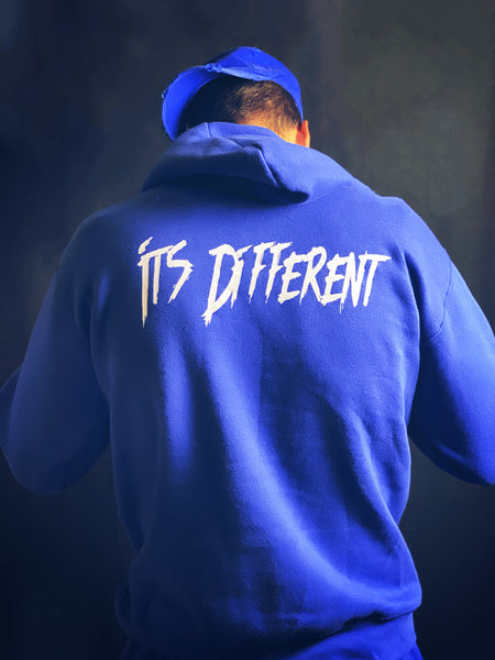 It’s Different Sweater (Blue and White)