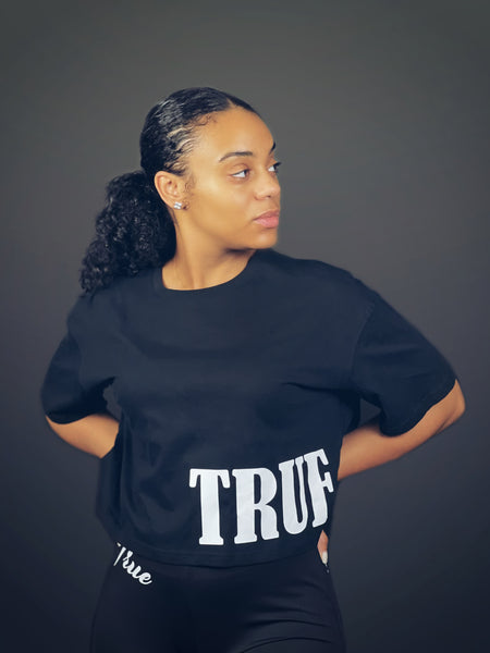 True Goddess oversized crop top