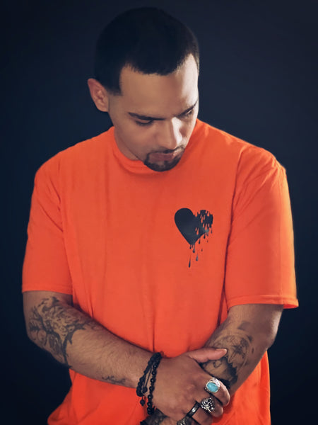Heart Of Flesh (Orange and Black)