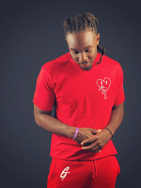 Heart Of A G (Red And White)