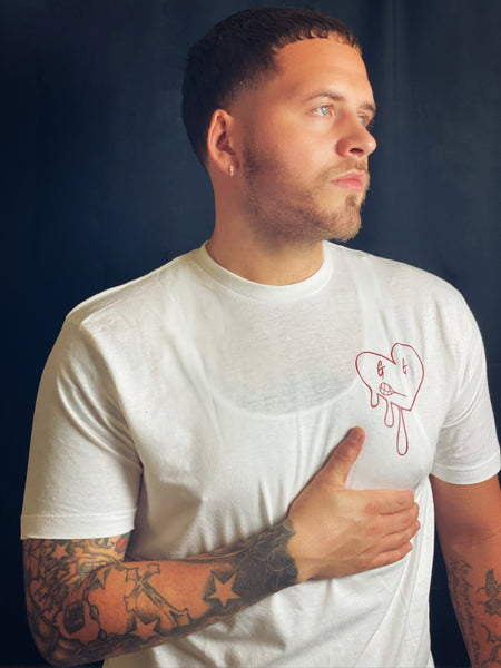 Heart Of A G (White And Red)