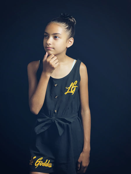 Lil Goddess Romper (Bow)