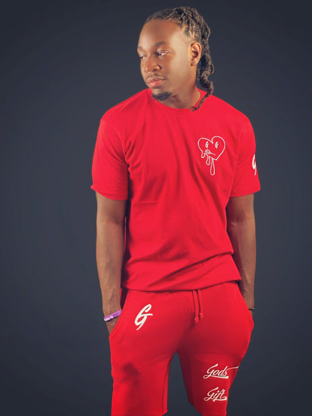 Heart Of A G (Red And White)