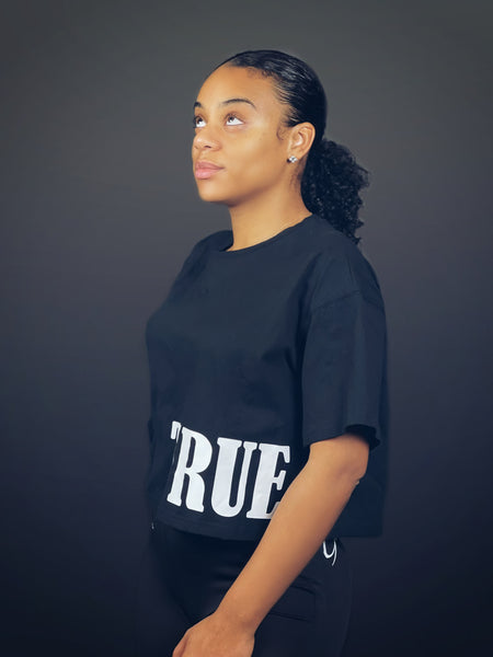 True Goddess oversized crop top