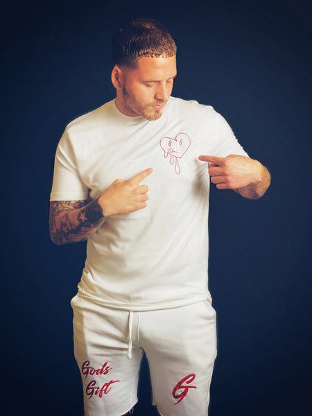 Heart Of A G (White And Red)