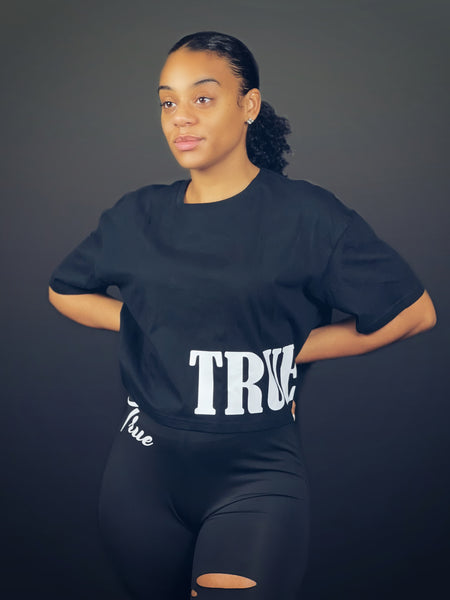 True Goddess oversized crop top