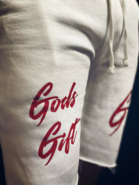 G Shorts (White and Red)