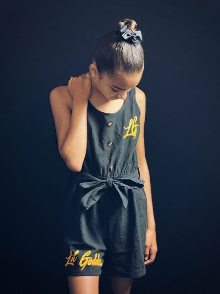 Lil Goddess Romper (Bow)