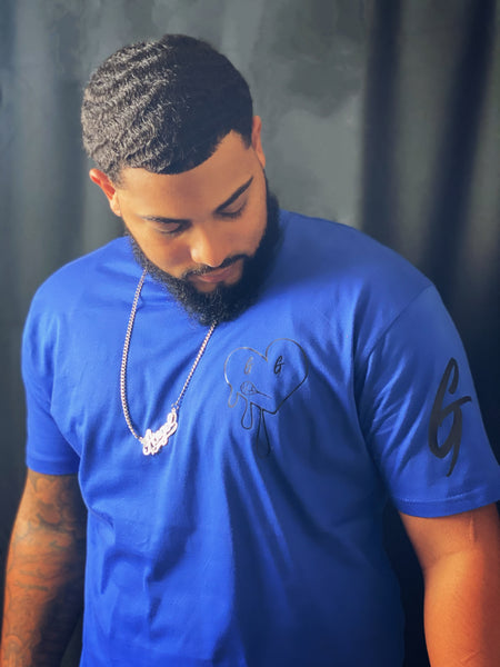 Heart Of A G (Blue And Black)