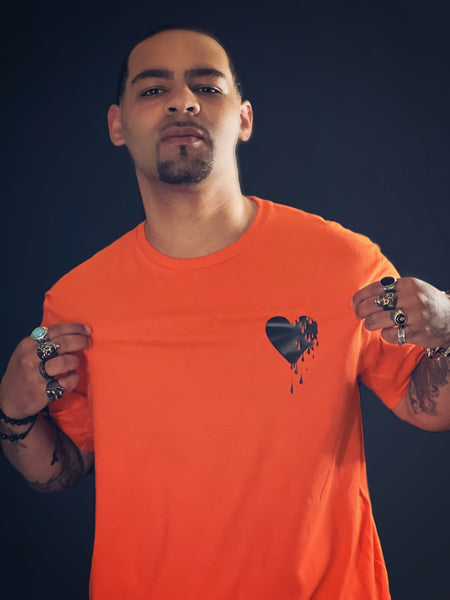 Heart Of Flesh (Orange and Black)