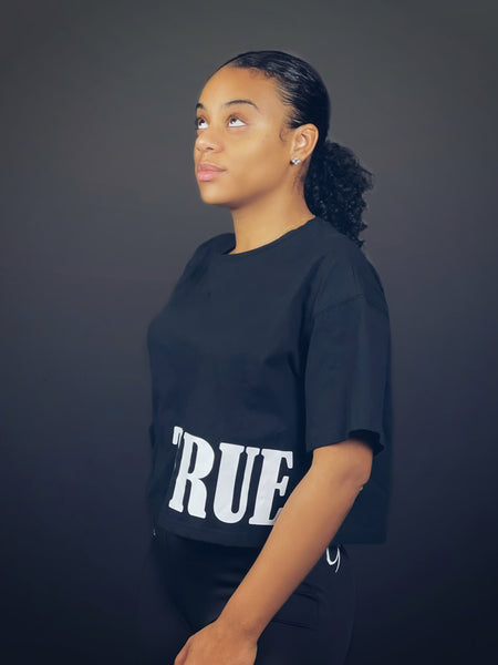 True Goddess oversized crop top