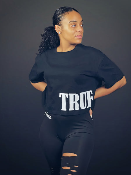 True Goddess oversized crop top