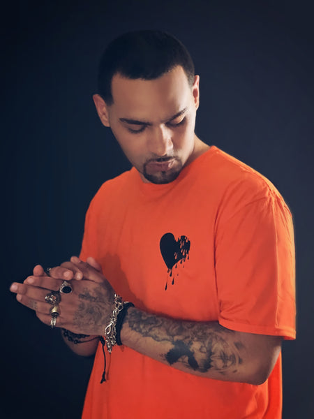 Heart Of Flesh (Orange and Black)