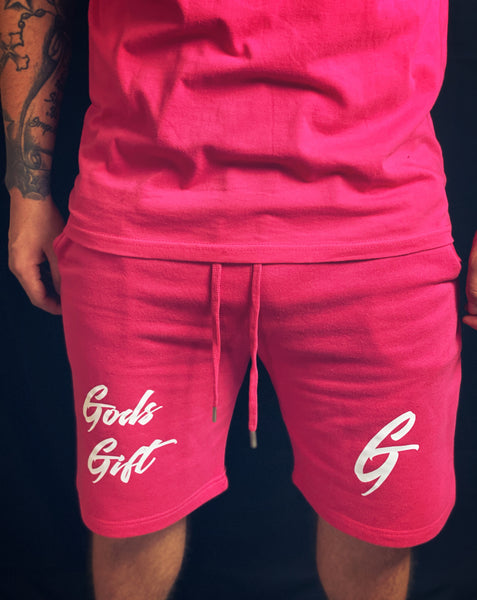 G Shorts (Pink and White)